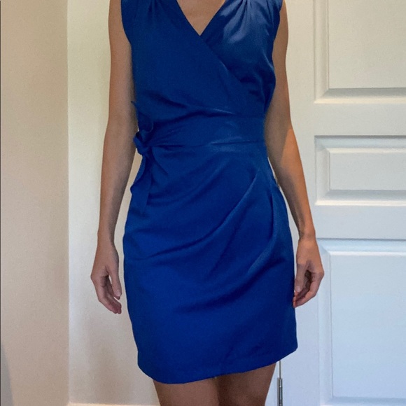 Ark & Co royal blue structured tie dress. Size 0 - Picture 6 of 8